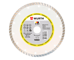DISCO CORTE DIAMANTADO CONTINUO TURBO W-MAX 7"