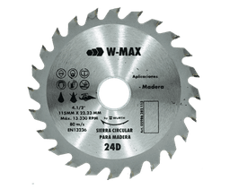 SIERRA CIRCULAR PARA MADERA 4 1/2" 24 DIENTES