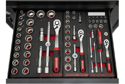 CARRO DE HERRAMIENTAS PLUS SERIES 242 PIEZAS