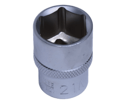 DADO HEXAGONAL CORTO DE 1/2" DE 21MM