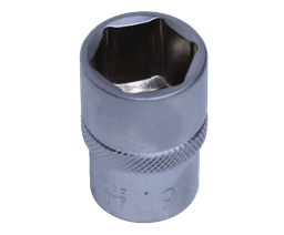 DADO HEXAGONAL CORTO DE 1/2" DE 19MM